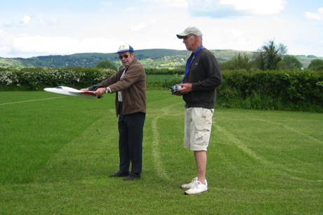 Glyn & Norman with Funjet